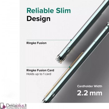 Ringke Fusion Card permatomas dėklas (telefonui Samsung S22)